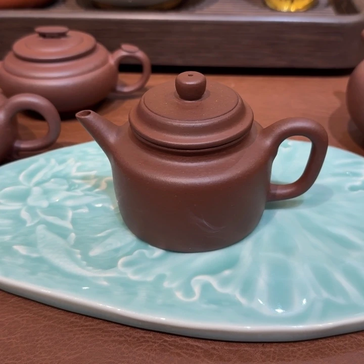 茶壶紫砂底槽清德钟紫砂壶全手工