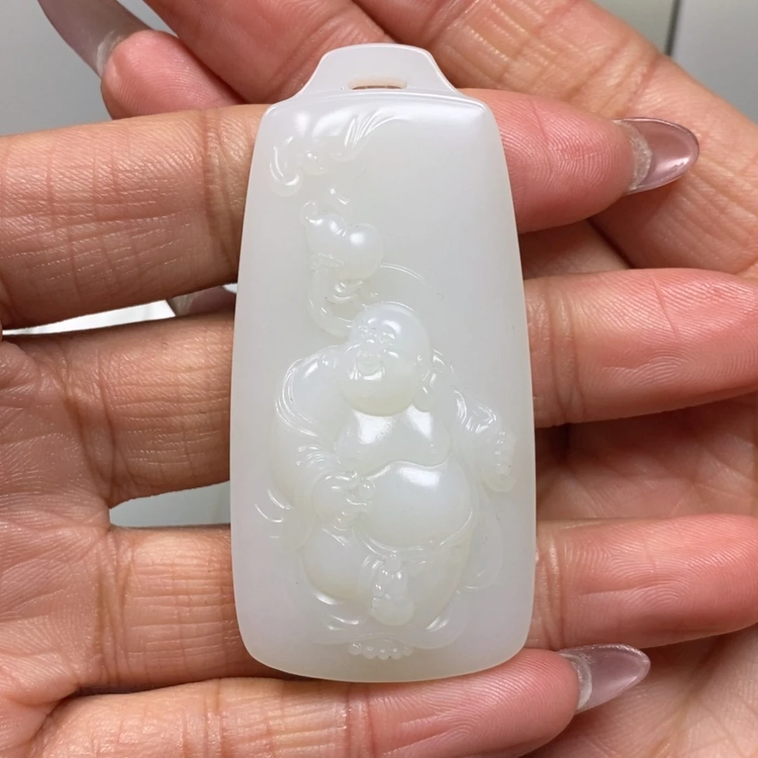 和田玉挂件未镶嵌李*铭