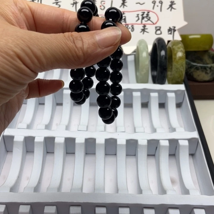 未镶嵌黑曜岩手链多样发一