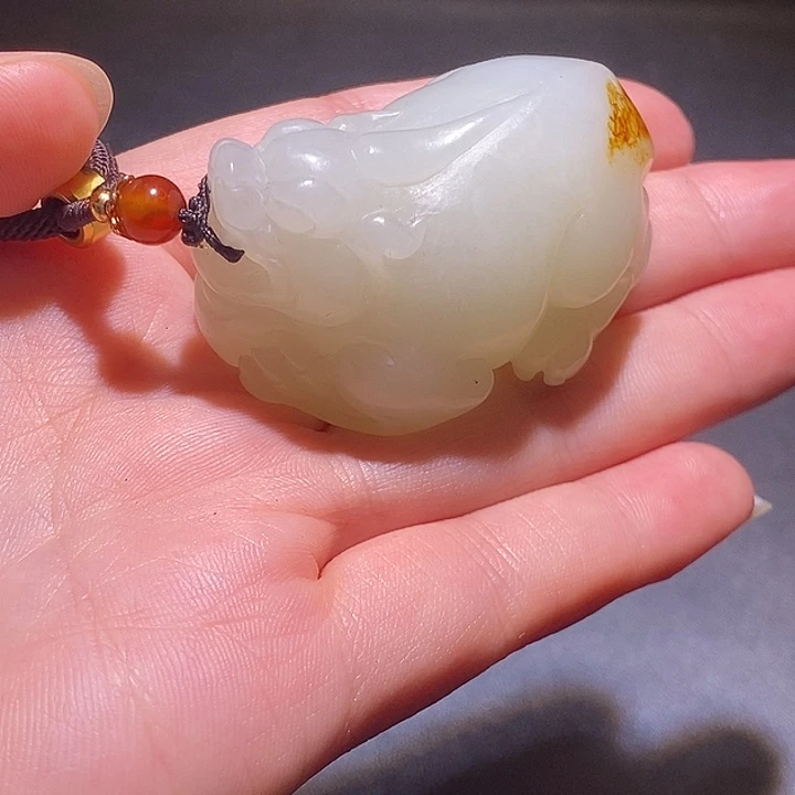 和田玉未镶嵌挂件行****0