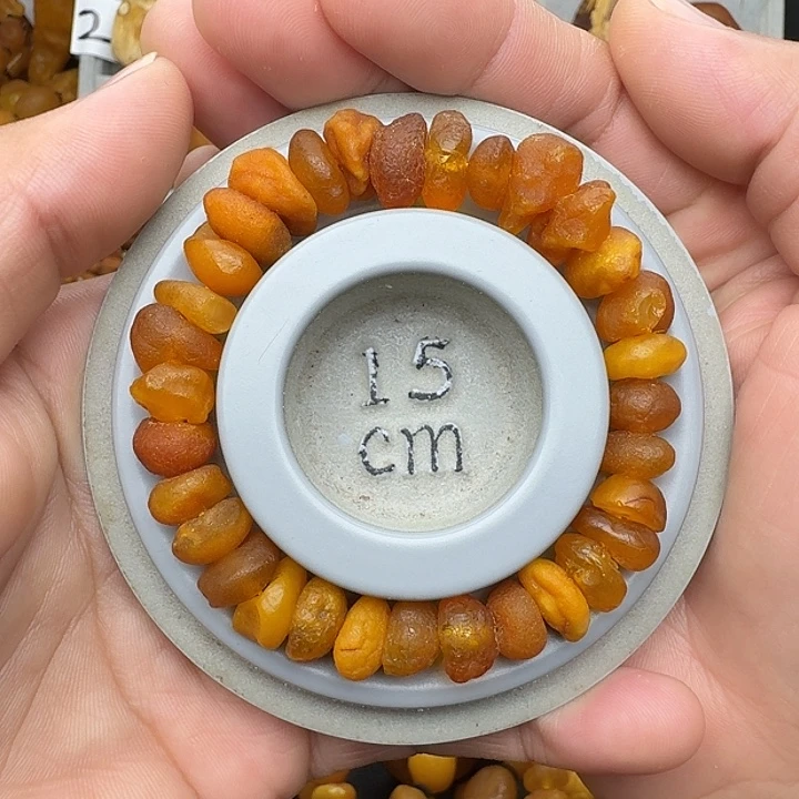 蜜蜡未镶嵌裸石天然蜜蜡手串