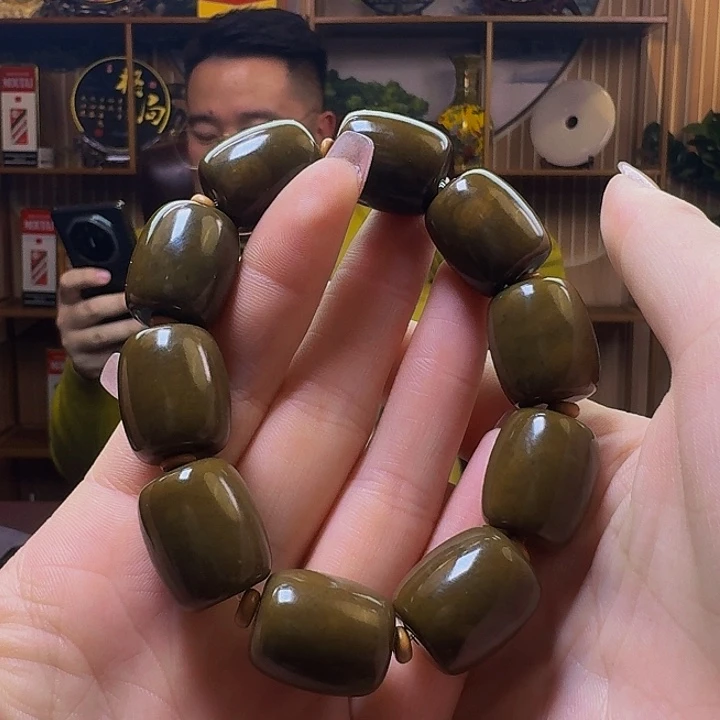 和田玉手串未镶嵌如*爱