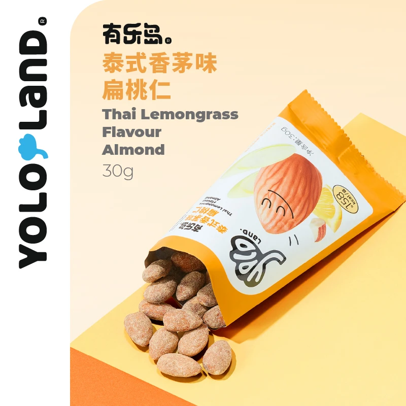 有乐岛/泰式香茅味扁桃仁/日式芥末味扁桃仁
