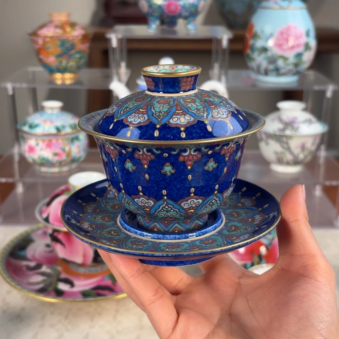 纯手工手绘 高端茶器