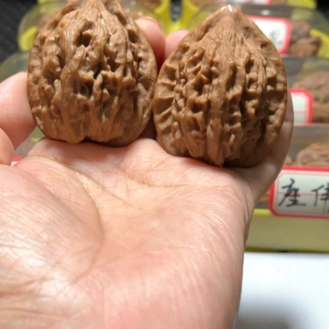吊坠文玩核桃原桩大红袍