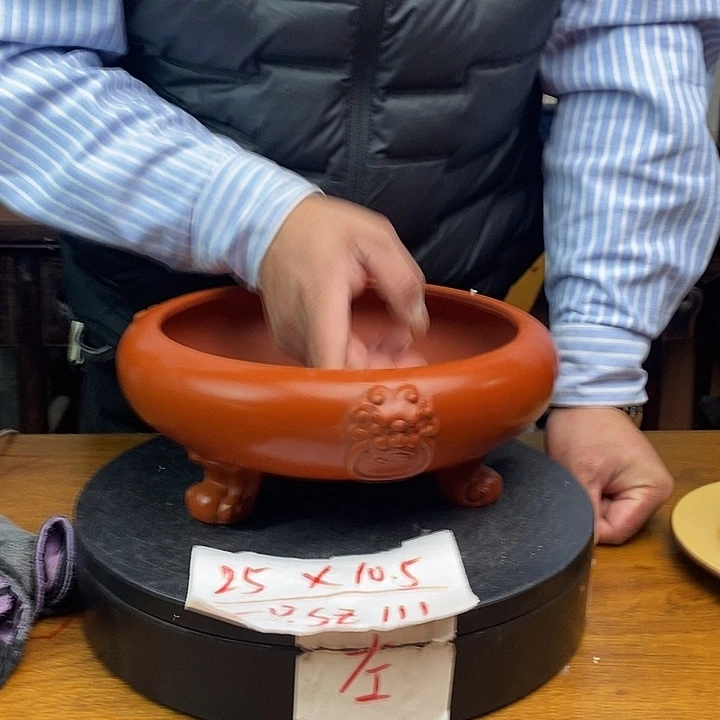 紫砂花盆货号一只SZ111