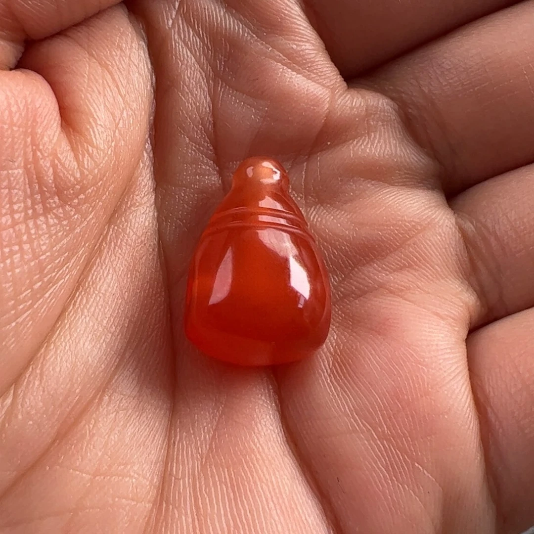 未镶嵌三通南红玛瑙