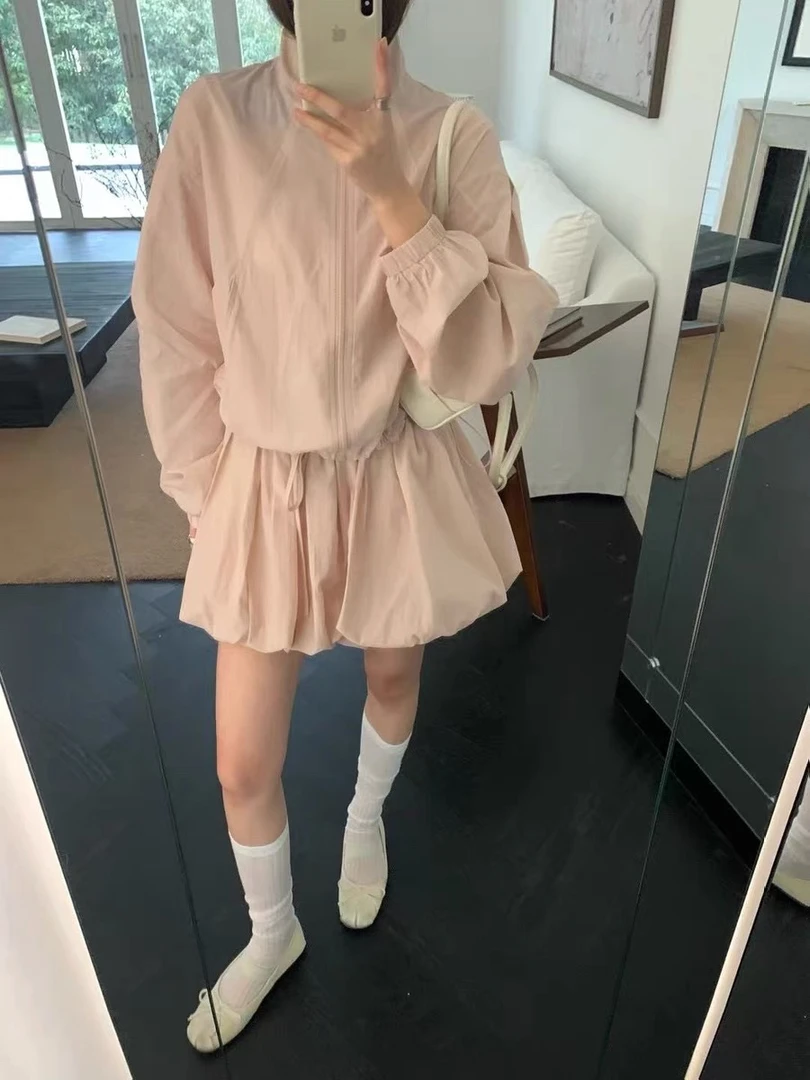 WHMT@8539 韩系百搭简约防晒套装