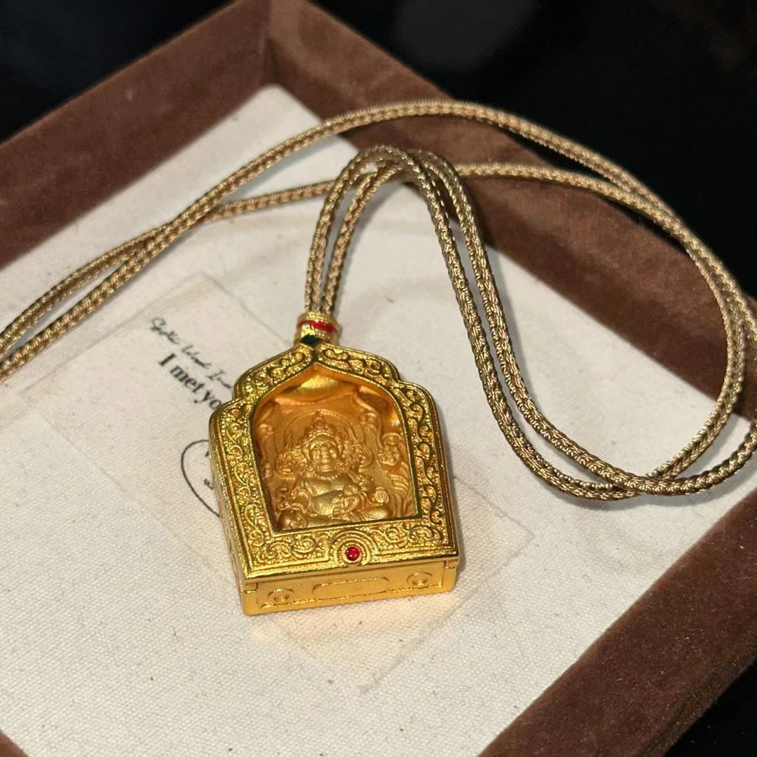 铜合金项链 嘎乌盒金刚杵时尚项链-3958