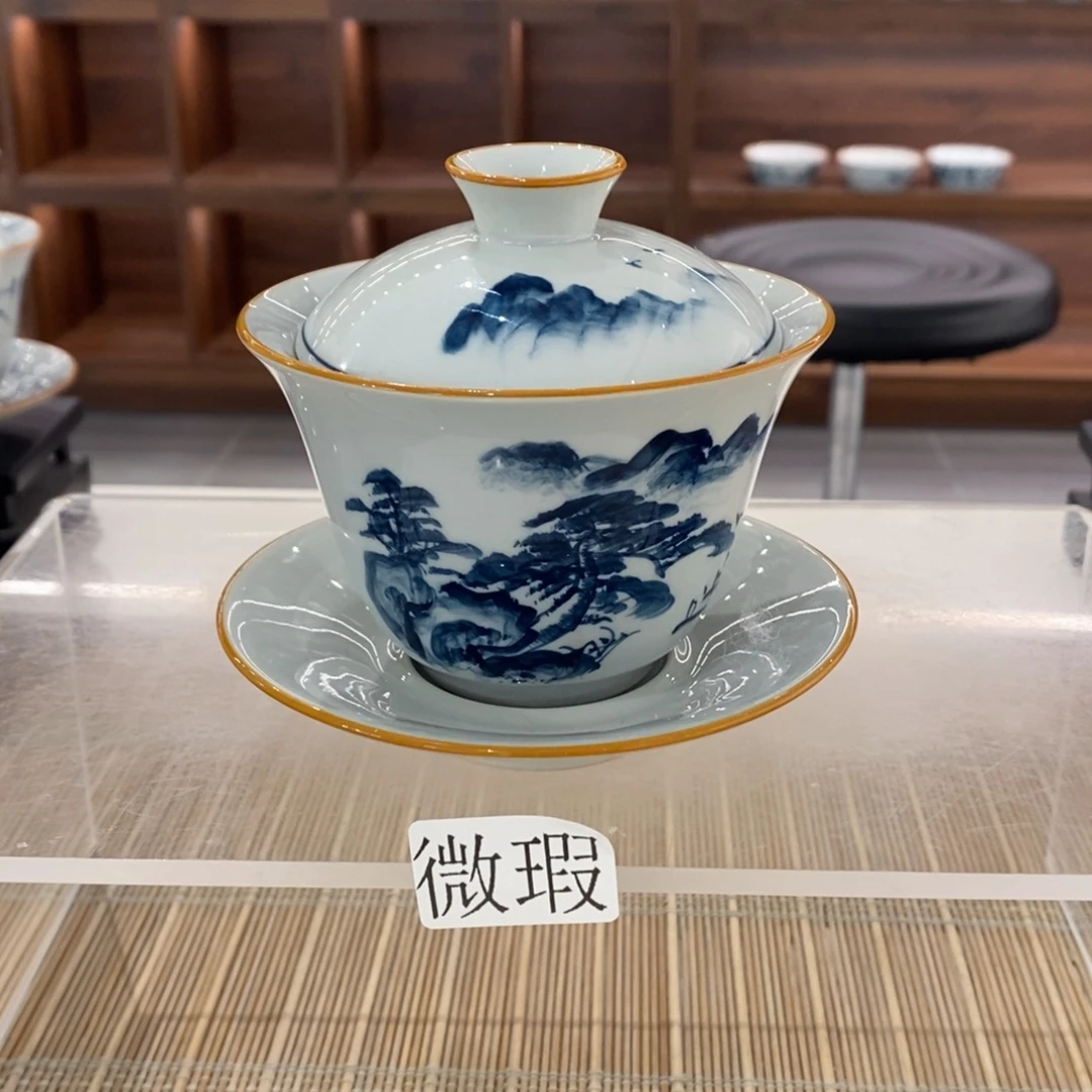 釉下彩手工绘制手工绘制