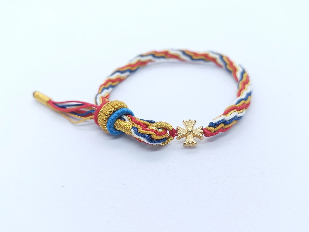 多彩进宝手工编织绳福气百搭时尚可调节大小高设计感结合多种编法