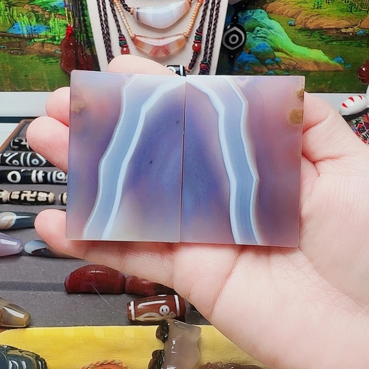 玛瑙/玉髓合金珠宝半成品