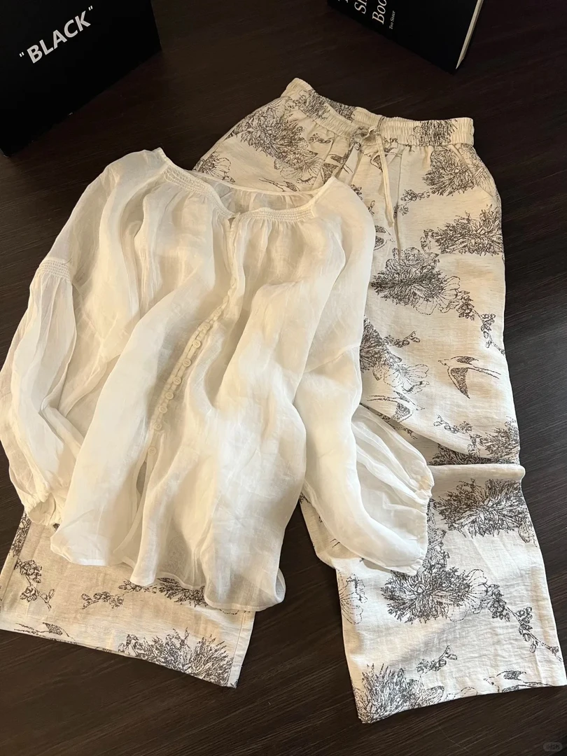 【DMXJ大梦想家】甜美气质高级感睡衣女款秋季新款家居服套装可外穿