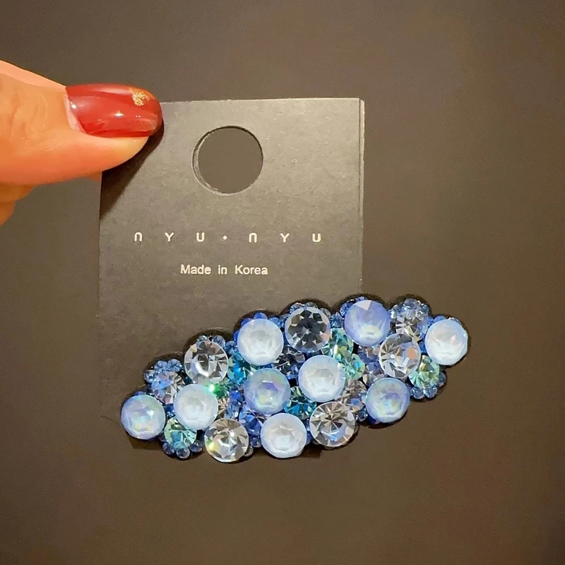 韩国s家水晶bb夹高档发卡轻奢刘海夹碎发夹网红爆款侧边发夹发施