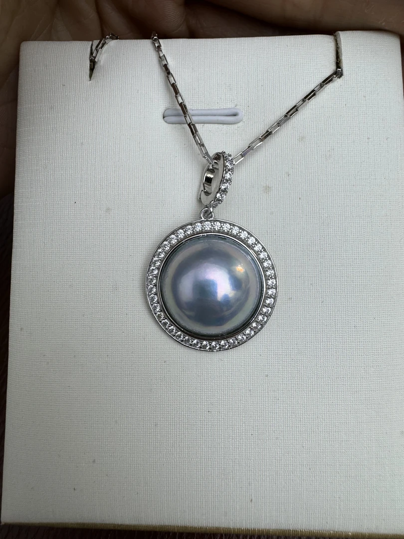 马贝吊坠14-15mm（赠S925银链子）多样性发1