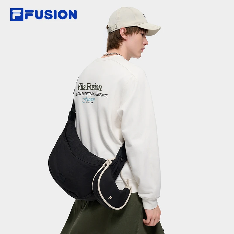FILA FUSION挎包男女单肩潮流百搭复古便捷休闲斜挎包T13U441124F