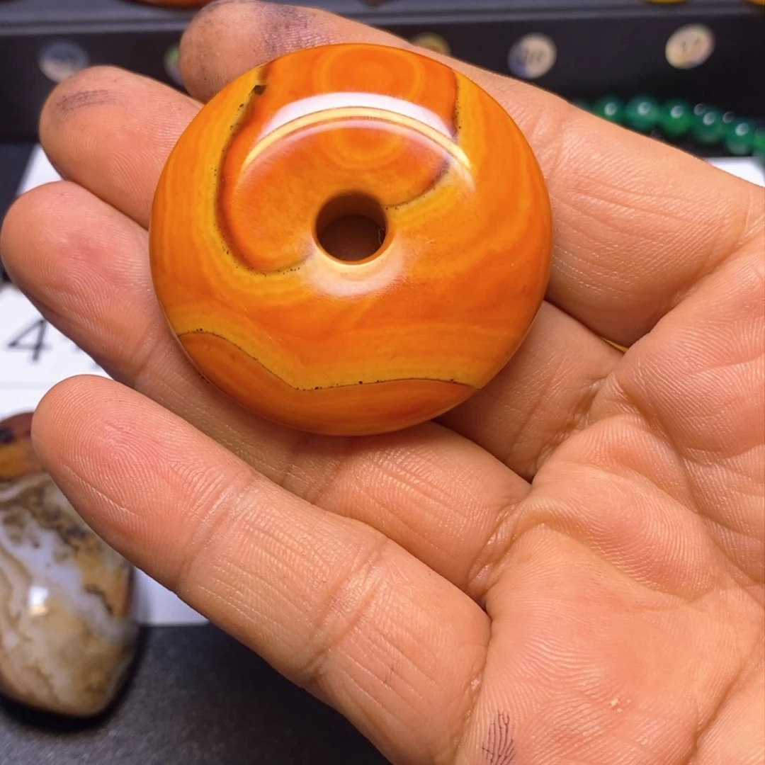 玛瑙/玉髓珠宝奇石未镶嵌蓝**哥