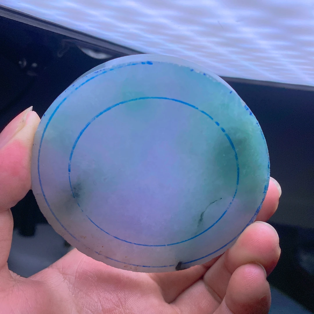 纯天然缅甸A货翡翠手镯定制边料手串佛公观音山水平安扣如意戒圈