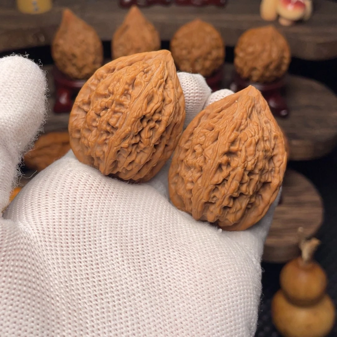 文玩核桃把件秦岭野生山魄系列归一34