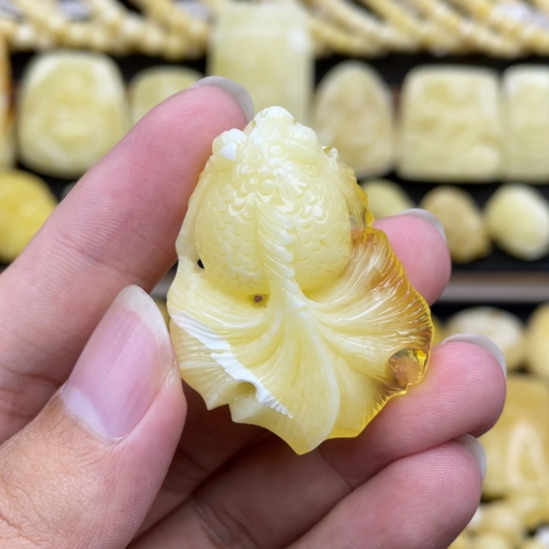 裸石琥珀未镶嵌琥珀蜜蜡