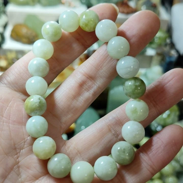 岫玉手串款式未镶嵌