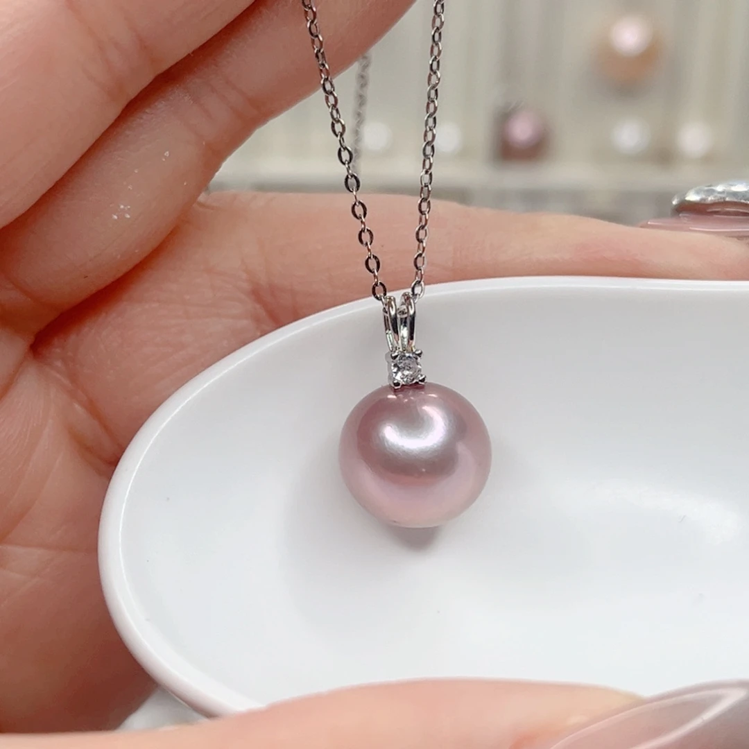 合金淡水珍珠吊坠(赠链)