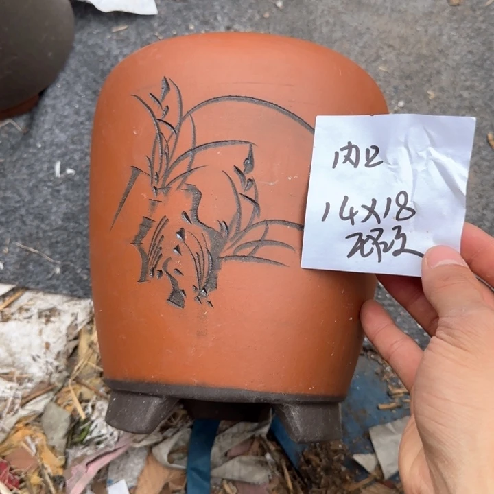 紫砂花盆特价清仓