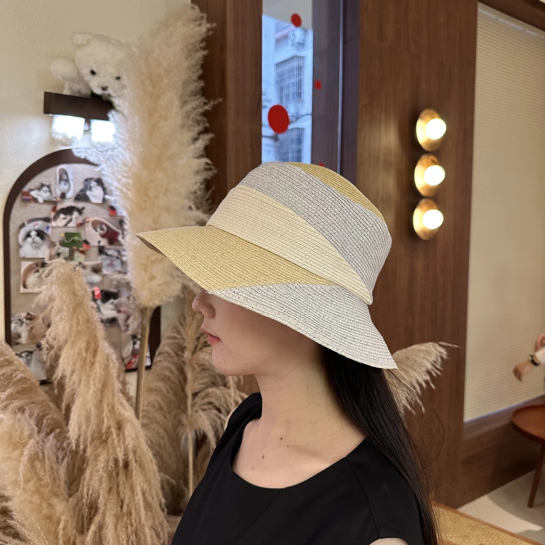 【55号】夏季女帽子太阳帽圆顶帽渔夫帽大檐女士草帽沙滩帽遮阳帽