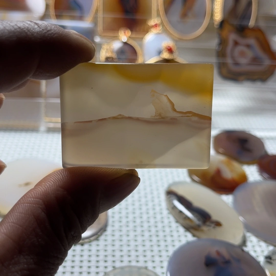 玛瑙/玉髓未镶嵌吊坠(不含链)