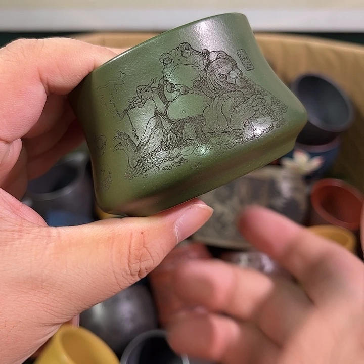 茶杯紫砂全手工紫砂主人杯