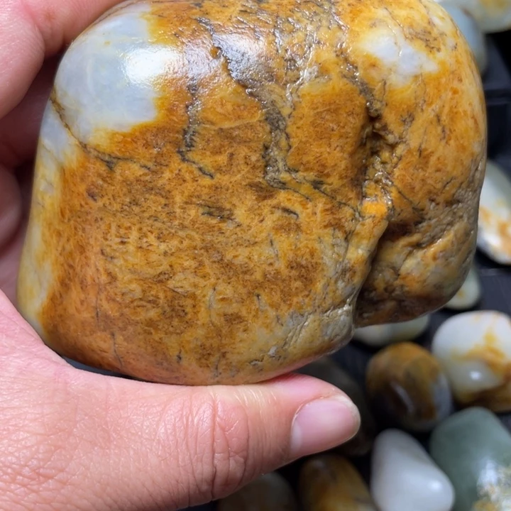 和田玉未镶嵌摆件