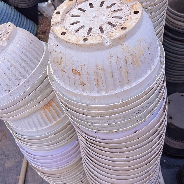 白色聚宝盆加厚口径24高13发5个