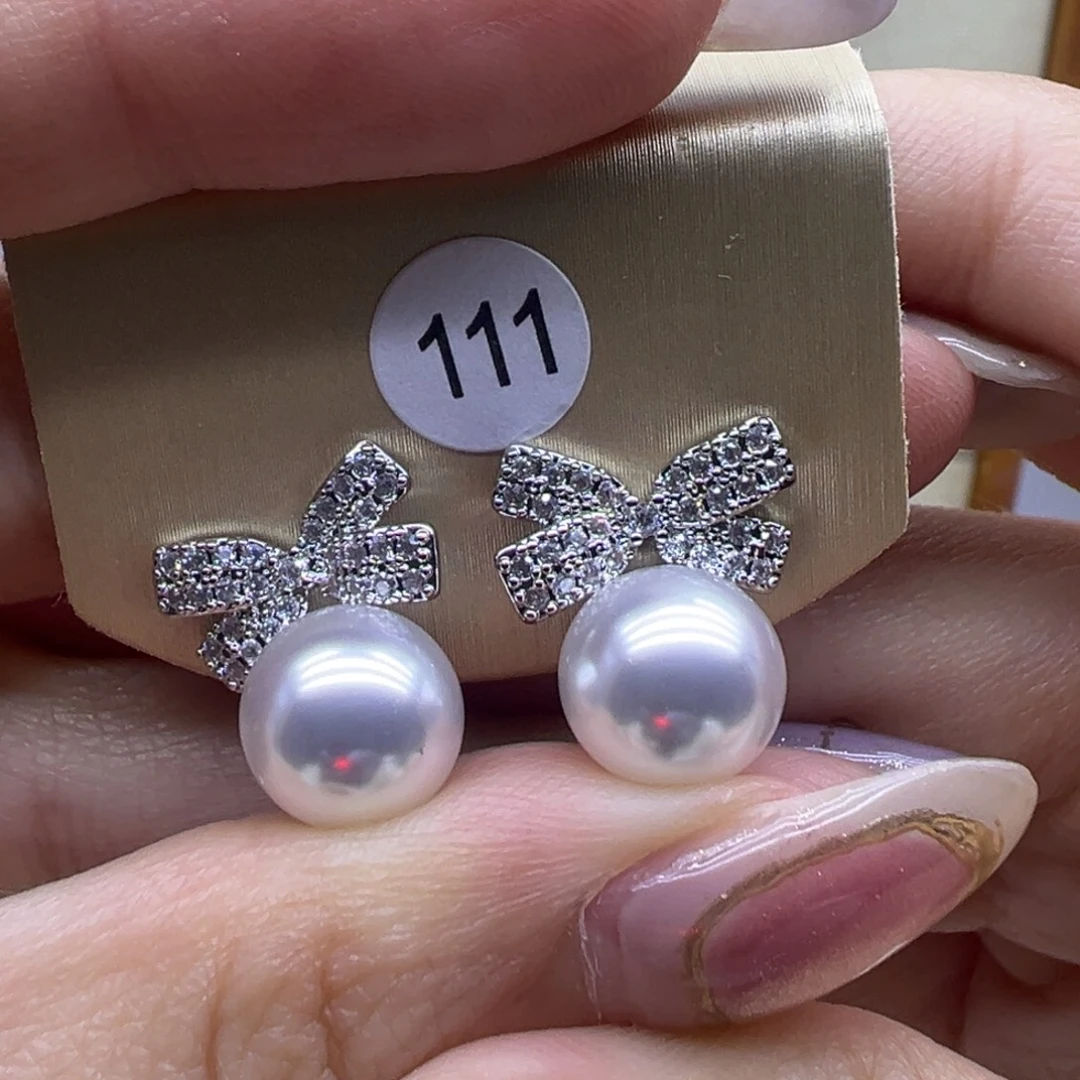 淡水珍珠耳饰未镶嵌