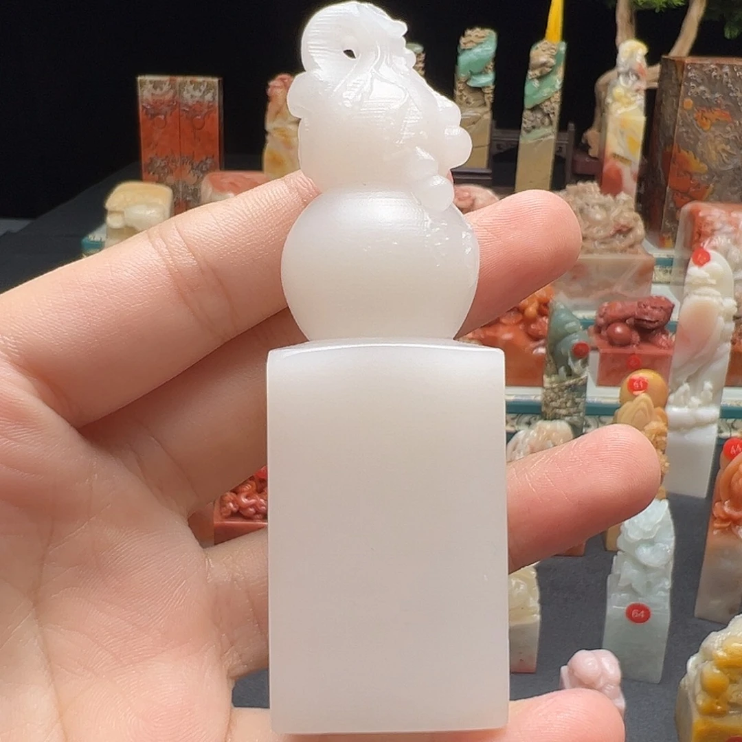 寿山石印石隨*手工制作