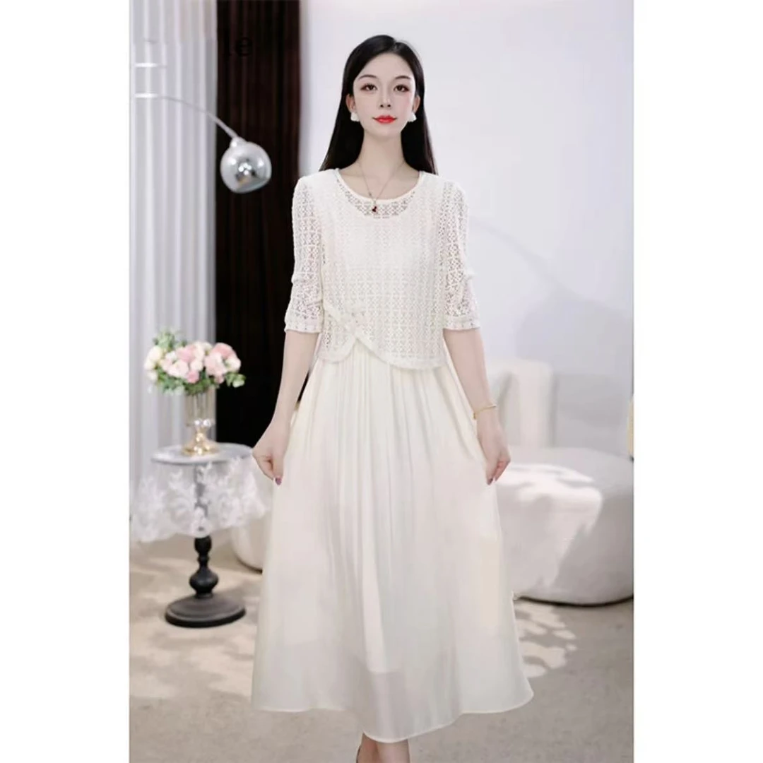 【两件套】秋季法式气质设计感高腰时尚修身显瘦长袖两件套女