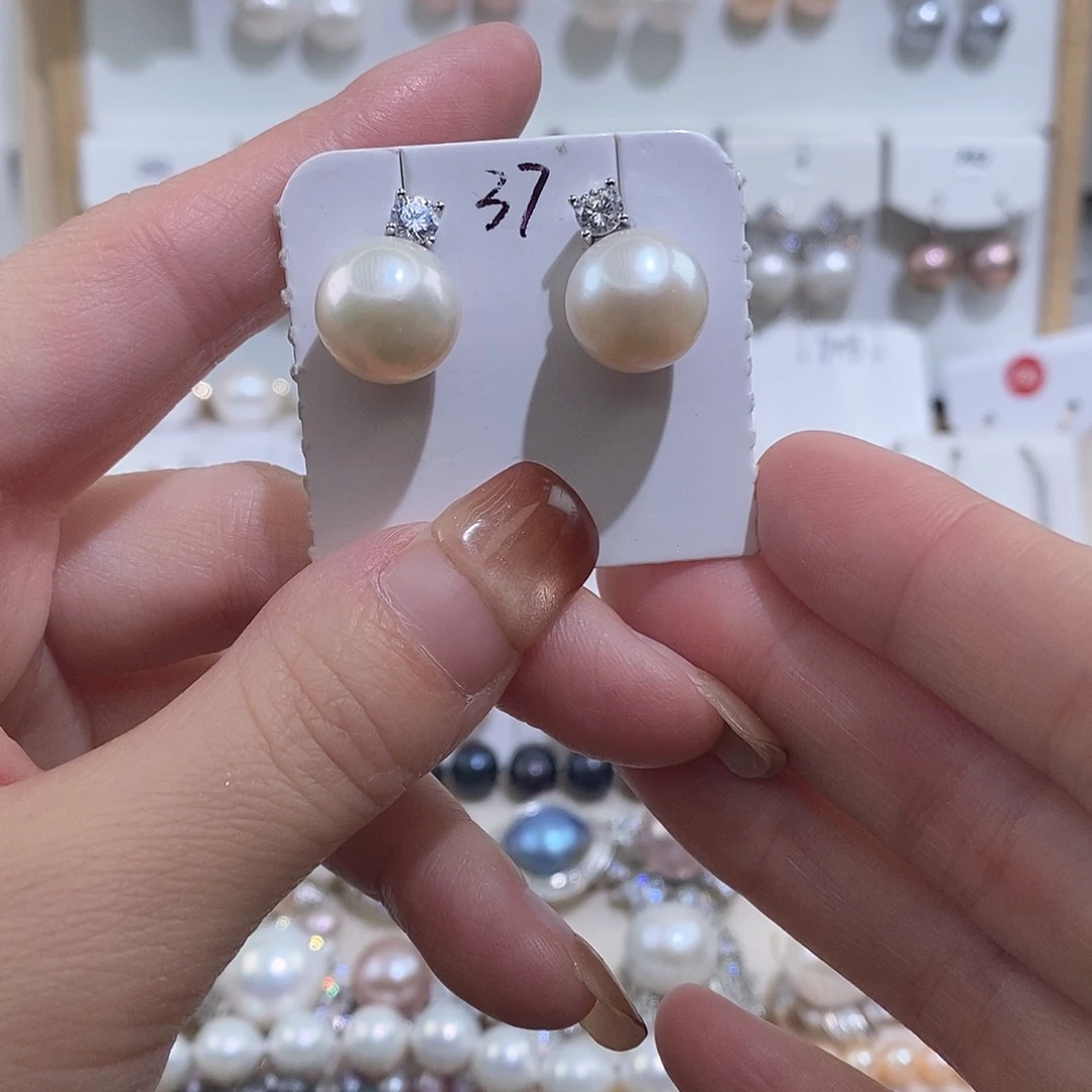 淡水珍珠耳饰未镶嵌11.7w