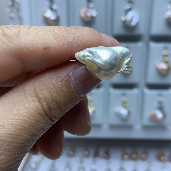 巴洛克未镶嵌淡水珍珠