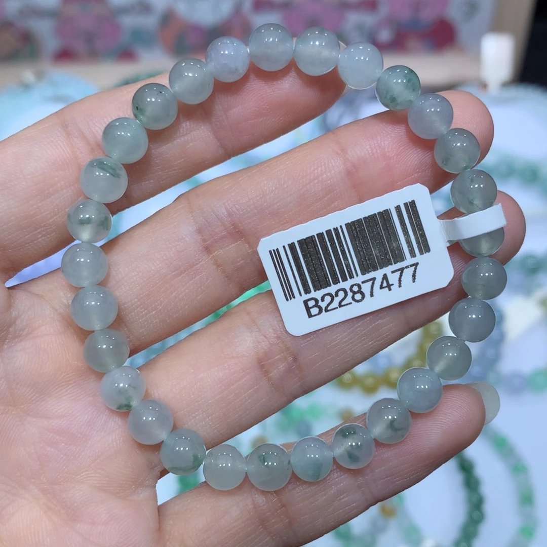 翡翠未镶嵌手链天然