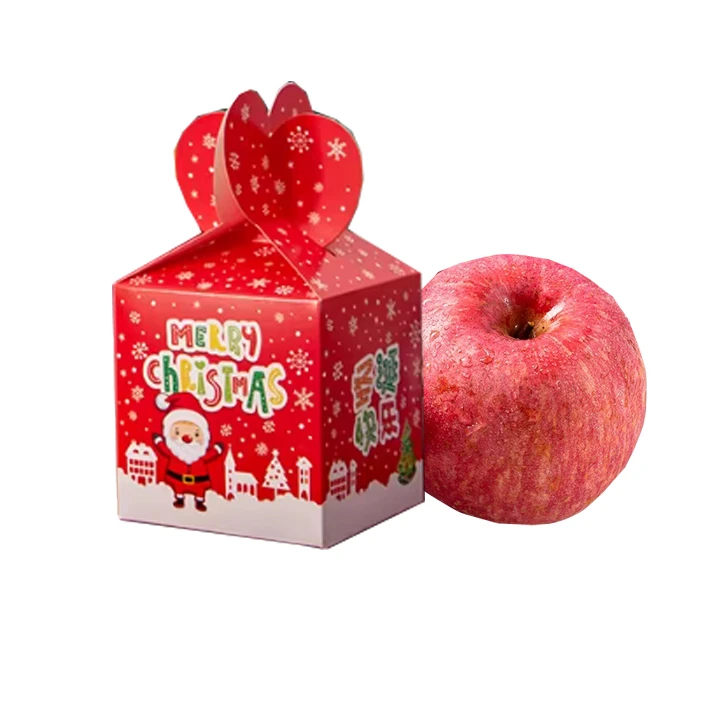 【平安果】圣诞节苹果1个装 礼盒款式随机（W）