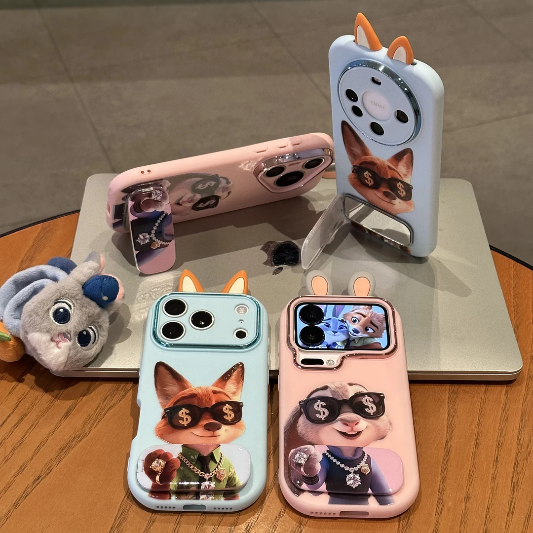 欧克里里暴富朱迪尼克耳朵支架适用苹果17/16手机壳华为vivo小米