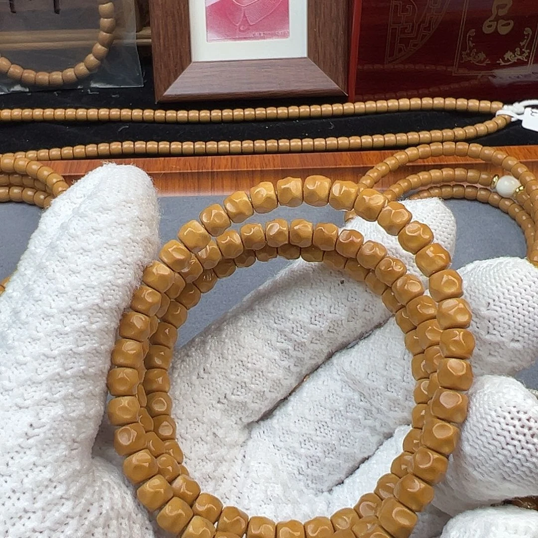 橄榄核手串/手链楠*橄榄核尖无相脖挂6.1