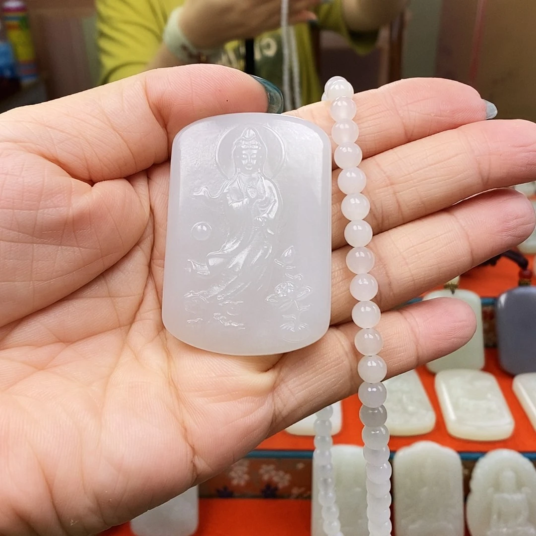 颈饰未镶嵌和田玉侯****部