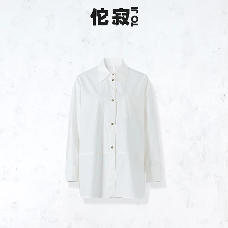 TOJI佗寂时尚全棉府绸衬衫ZXN3C577