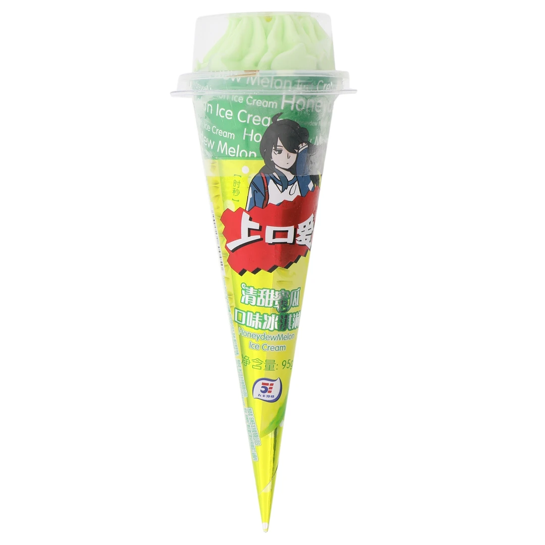 五丰 上口爱淋清甜蜜瓜味 脆筒95g