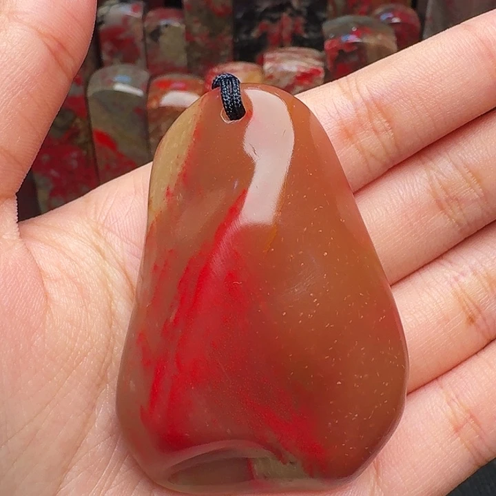 昌化石印石李***9精品昌化鸡血石