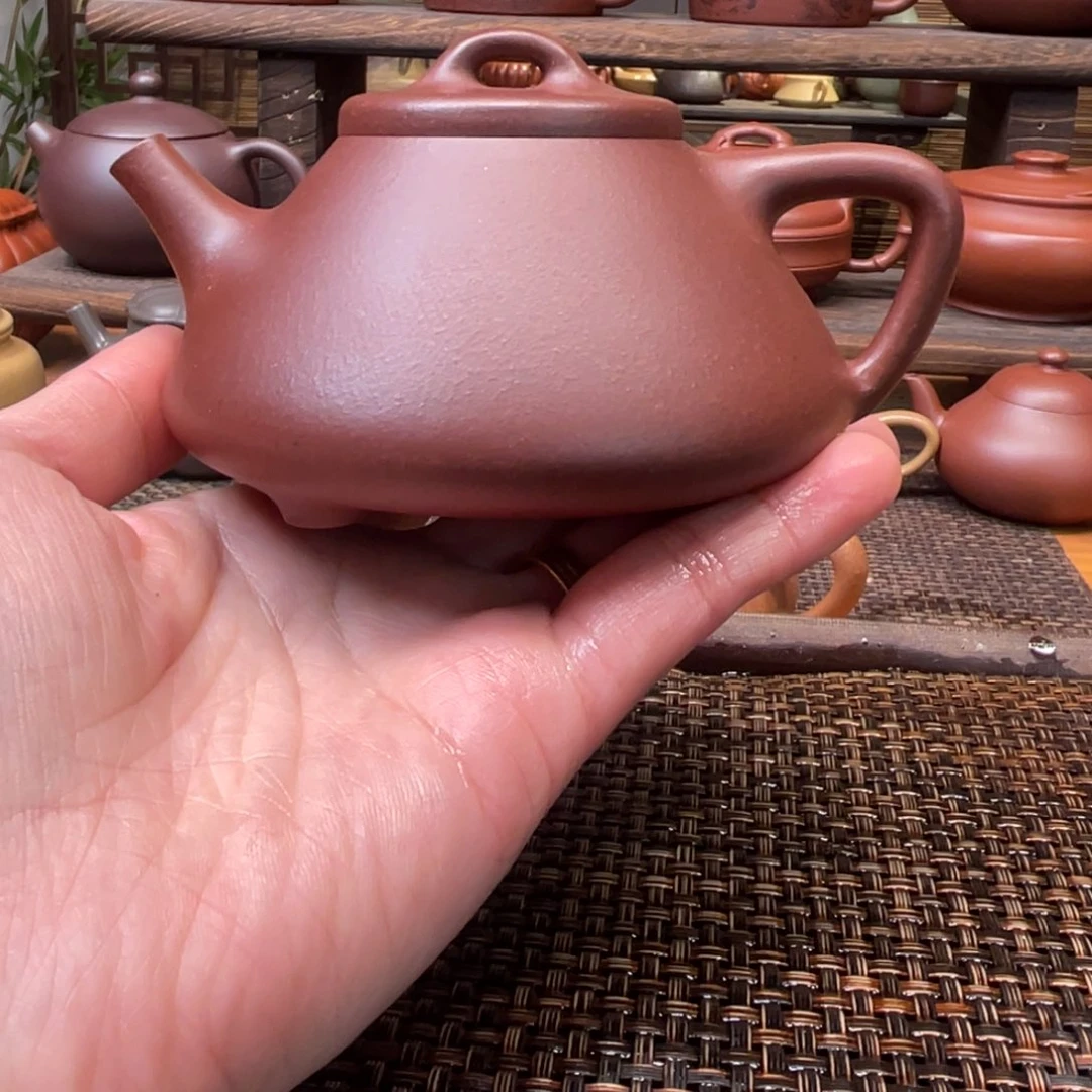 紫砂茶壶宜兴原矿紫砂手工制200