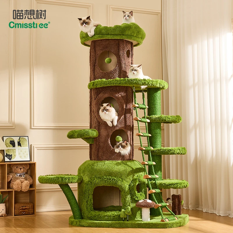 Cmisstree/喵想树丛林乐园超大型猫爬架猫窝猫树一体 四季通用
