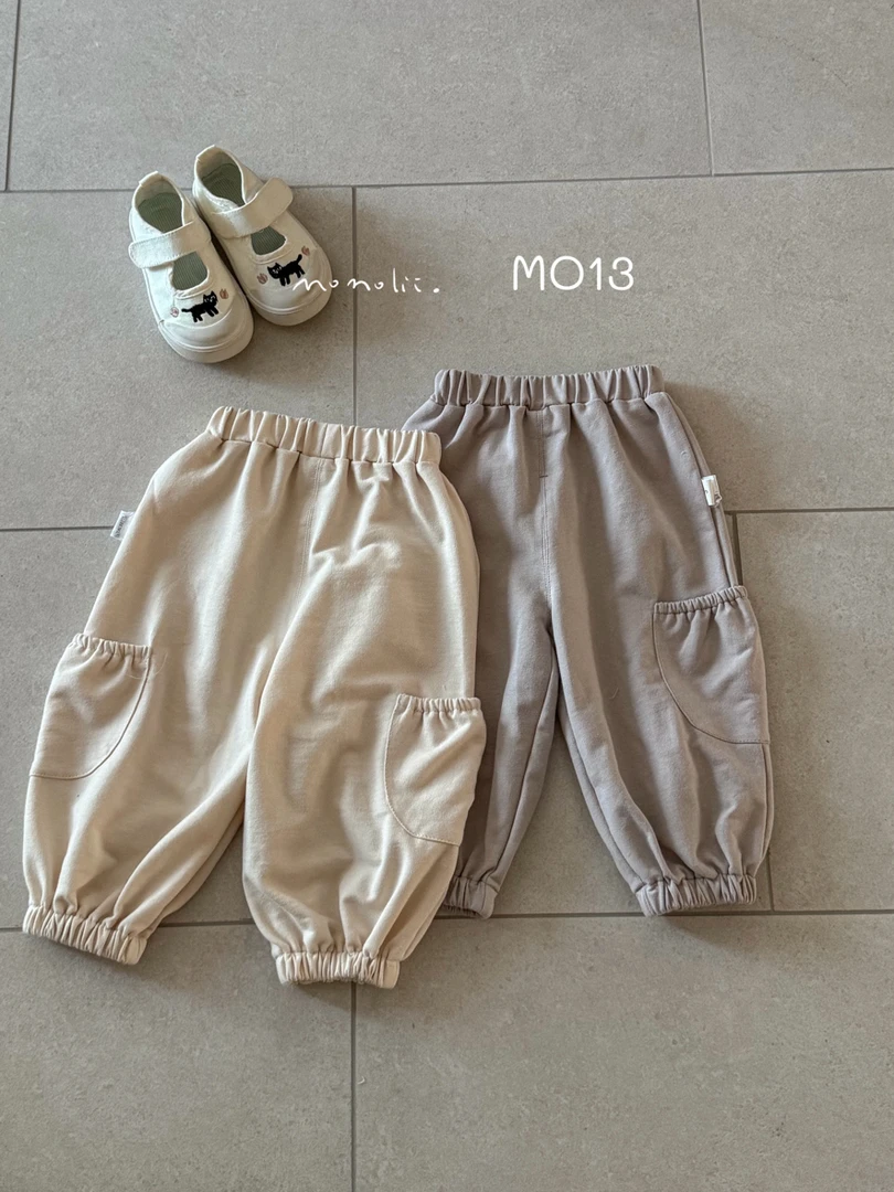 NO退NO换茉茉哩25年春款 M013 口袋卫裤裤子