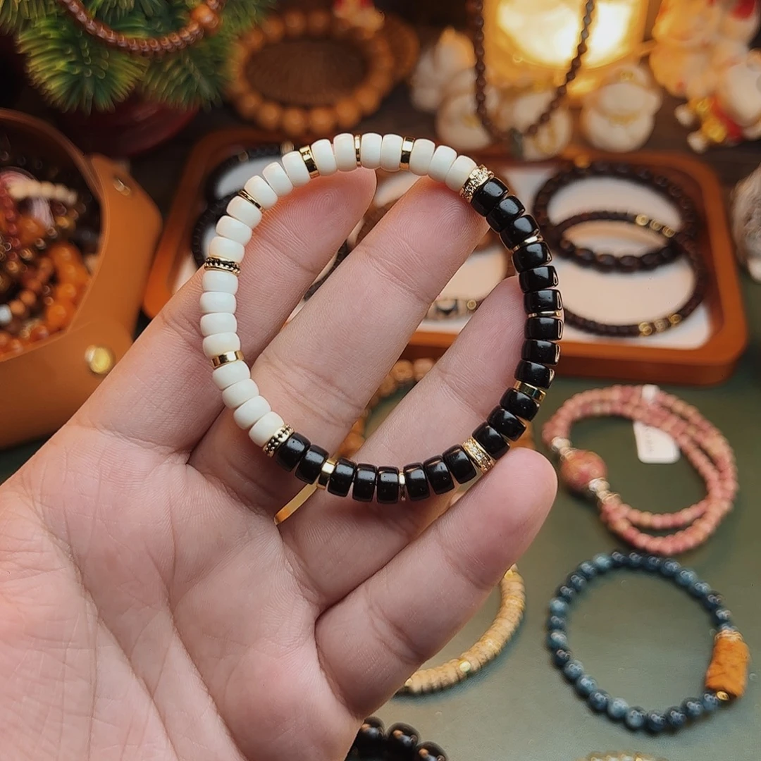 菩提根/象牙果手串椰蒂白玉菩提