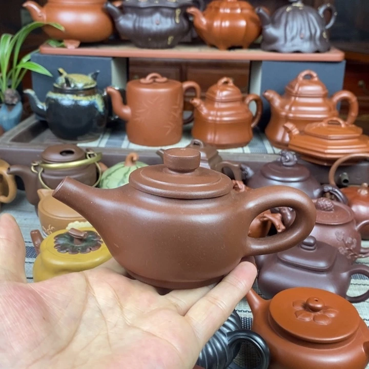 紫砂茶壶道洪壶150cc原矿老紫泥特价